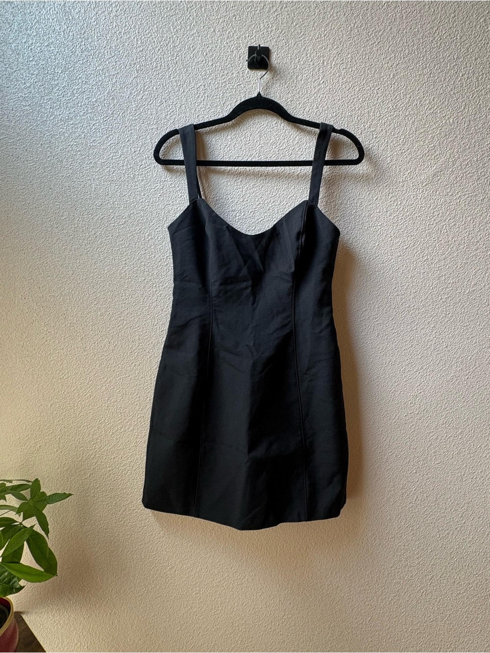 Oh Polly Black Dress with Gold Accent - Picture 7 of 8